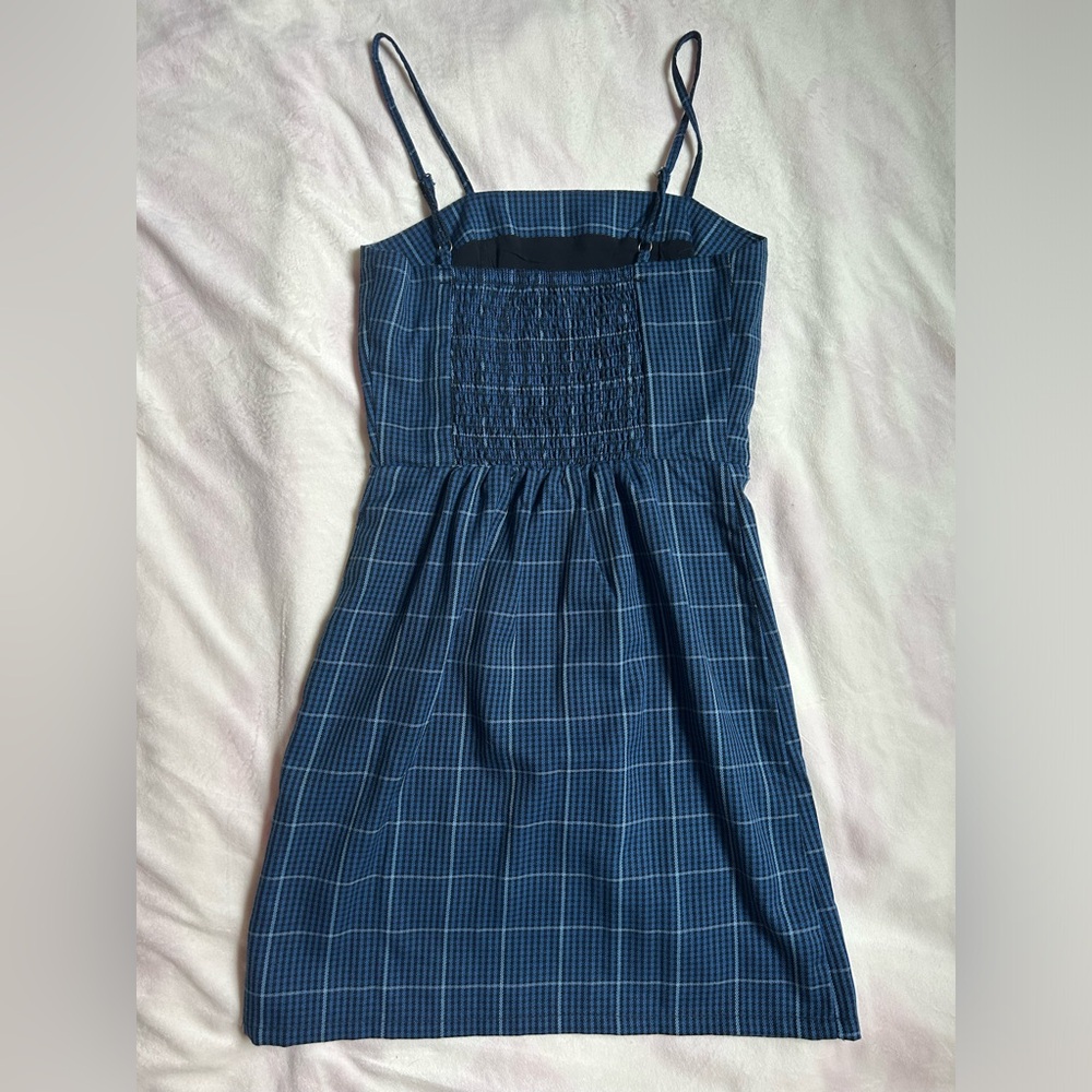Aéropostale Plaid Blue Mini Dress